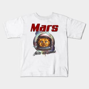 Mars Here we Come. Kids T-Shirt